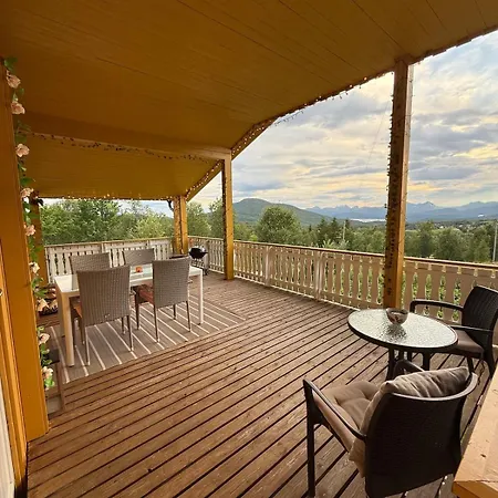 Senja - Hot Tub And Northern Lights View Villa Torsli